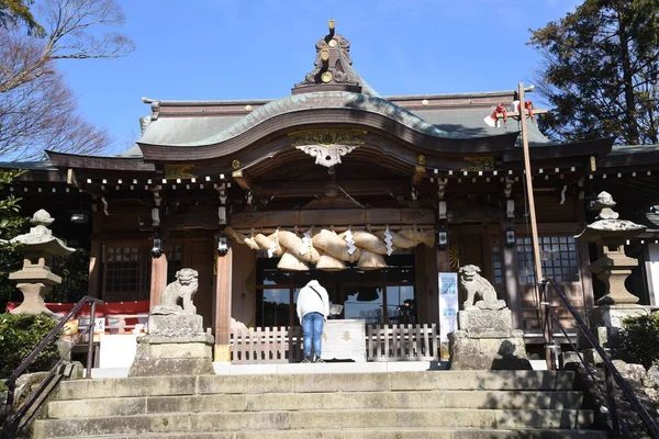 Goshuin Japonya Söylendiği Gibi Bir Keşiş Tarafından Yazısıyla Yazılmış Tapınaklarda — Stok fotoğraf