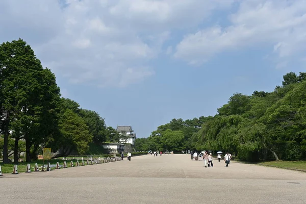 日本观光之旅 名古屋城堡 Nagoya Castle 是位于爱知县名古屋市的一座城堡 Yeyasu Tokugawa在Oda Nobunaga出生的城堡所在地建造了名古屋城堡 — 图库照片