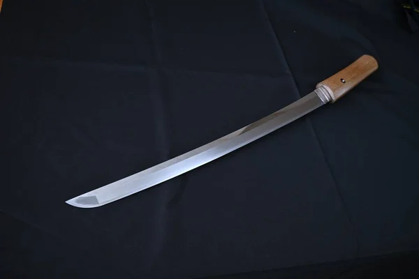 Katana Espada Japonesa Espada Samurai Una Espada Larga Japonesa Guerreros — Foto de Stock