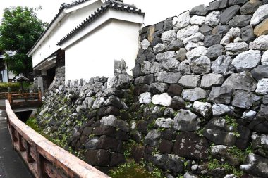 Japonya seyahati. Ogaki Kalesi. Ogaki Şehri, Gifu Bölgesi. 1535 yılında inşa edilmiş ünlü bir Japon kalesidir, ancak 1945 yılında bir hava saldırısında yakılmış ve 2011 yılında restore edilmiştir..
