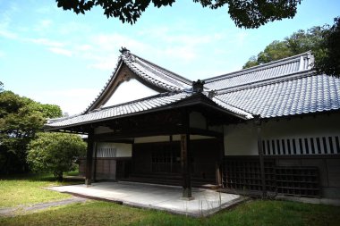 Japon turizmi. Japonya 'nın büyük silahşörü Yagyu Klanı' nın mezarı. 'Hoyokuji-Tapınağı' Yagyu, Nara Şehri.