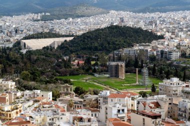 The Parthenon Gallery on the third floor of the Acropolis Museum which has been specially designed to accommodate the sculptures of the Parthenon Temple