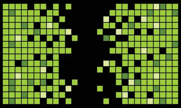 Pixel Disintegration Background Decay Effect Dispersed Dotted Pattern Concept Disintegration lizenzfreie Stockvektoren