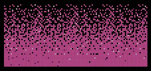 Digitale Technologie Pixel Retro Achtergrond Naadloze Patroon Kenmerken Van Roze Rechtenvrije Stockvectors