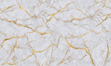 Soyut arkaplan, yapay beyaz mermer taş dokusu altın damarlar, yaratıcı mermer, modaya uygun mermer duvar kağıdı.