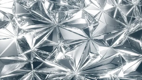 Redare Fundal Cristal Clar Abstract Textura Macro Unei Vitralii Fațetate Imagine de stoc