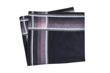 Beyaz arka planda izole edilmiş erkekler için klasik soyulmuş mendil. 