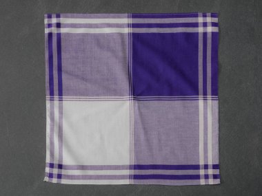 Pamuk mendil, klasik çizgili ve kareli desenli, erkekler için uygun..