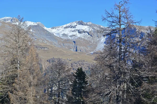 Pointe Plaine Morte Ovanför Bergsområdet Crans Montana Sydschweiziska Alperna — Stockfoto