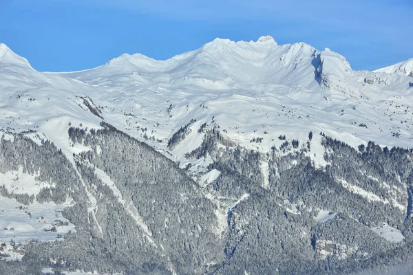 겨울에는 스위스 알프스 와일드 — 스톡 사진
