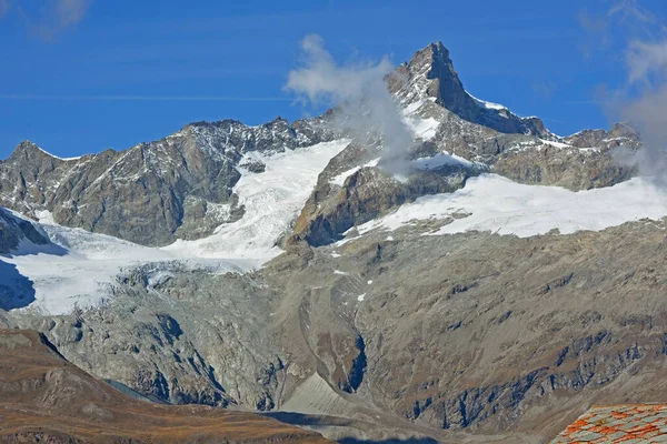 Das Zinalrothorn Den Südschweizer Alpen Oberhalb Von Zermatt Herbst — Stockfoto