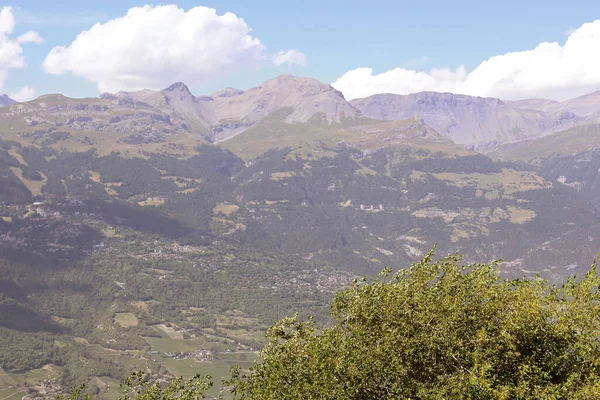 Famosa Estación Montaña Suiza Crans Montana Cantón Suizo Del Valais —  Fotos de Stock