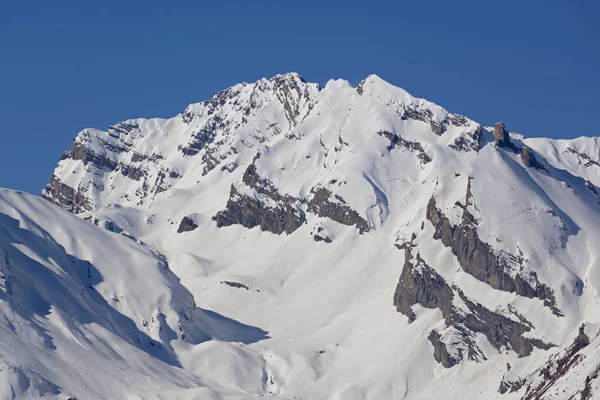 Grand Muveran Southern Swiss Alps Martigny Canton Valais Taken Winter — Stock Photo, Image