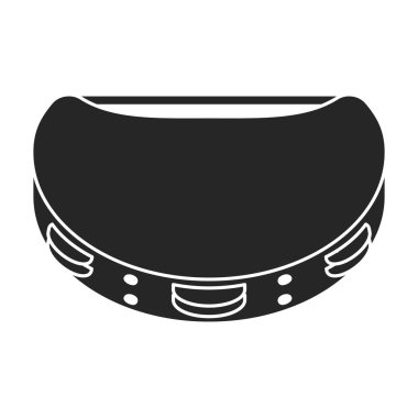 Tef vektörü siyah ikon. Beyaz arkaplanda vektör illüstrasyon davulu. Tef 'in izole siyah illüstrasyon logosu .