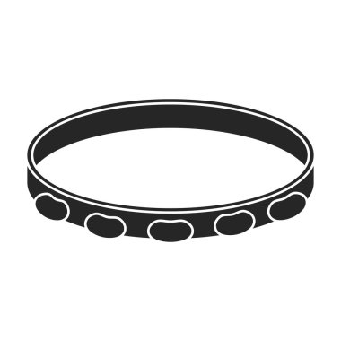 Tef vektörü siyah ikon. Beyaz arkaplanda vektör illüstrasyon davulu. Tef 'in izole siyah illüstrasyon logosu .