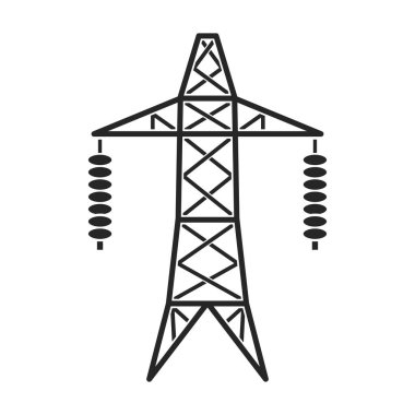 Beyaz arkaplanda güneş enerjisi çizimi. İzole edilmiş siyah ikon eko teknolojisi. Siyah logo güneş enerjisi..