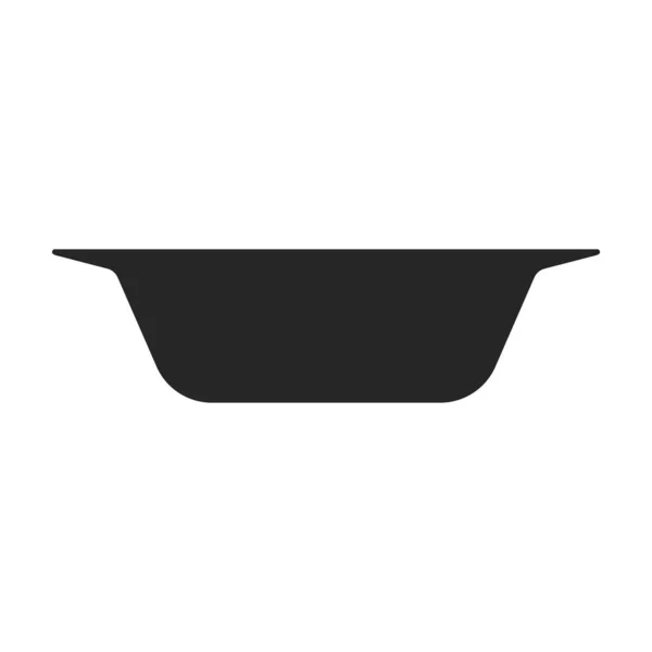 Векторный Икон Черный Векторный Логотип Изолирован Белом Фоне Бассейна — стоковый вектор