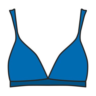 Bra vector icon.Color vector logo isolated on white background bra.