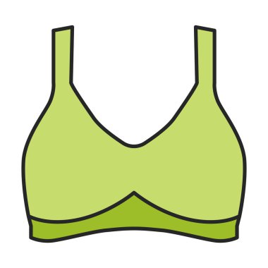 Bra vector icon.Color vector logo isolated on white background bra.