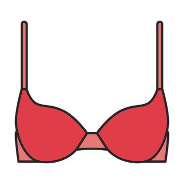 Bra vector icon.Color vector logo isolated on white background bra.