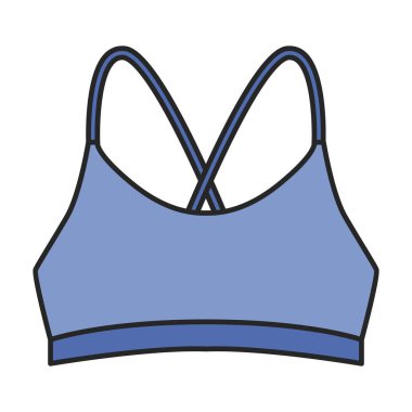 Bra vector icon.Color vector logo isolated on white background bra.