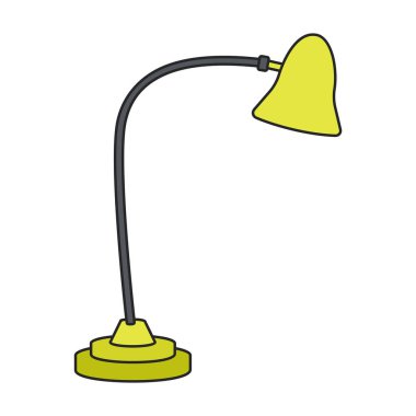 Table lamp vector icon.Color vector logo isolated on white background table lamp.