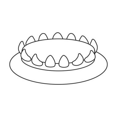 Stove burner vector outline icon. Vector illustration burning gas on white background. Isolated outline illustration logo of gas stove.