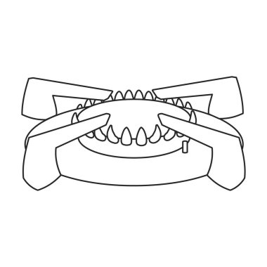 Stove burner vector outline icon. Vector illustration burning gas on white background. Isolated outline illustration logo of gas stove.