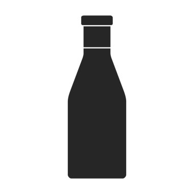 Sauce vector black icon. Vector illustration seasoning on white background. Isolated black illustration logo of sauce.