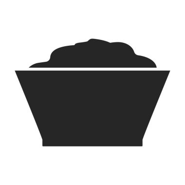 Sauce vector black icon. Vector illustration seasoning on white background. Isolated black illustration logo of sauce.