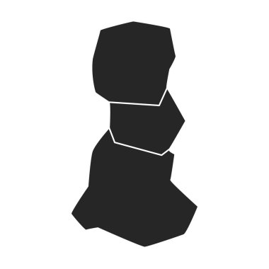 Stone vector icon.Black vector icons isolated on white background stone.