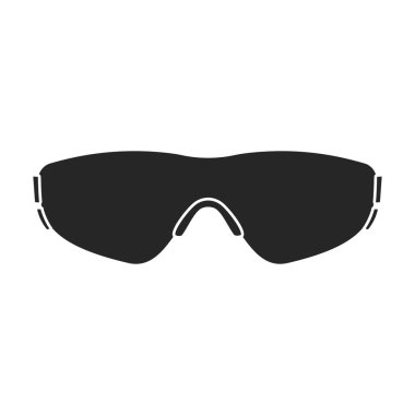 Sunglass vector icon. Black vector icons isolated on white background sunglass.