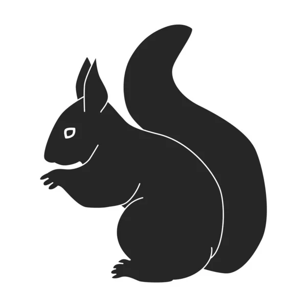 Rat Vector Icon Black Vector Icons Isolated White Background Rat — 스톡 벡터