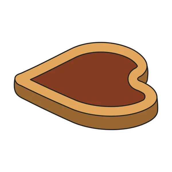 Cookies Векторный Значок Цветные Векторные Значки Изолированы Белом Фоне Печенье — стоковый вектор