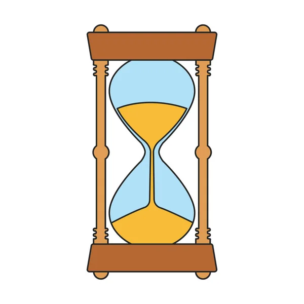 Hourglass Vector Icon Color Vector Icons Isolated White Background Hourglass — стоковый вектор
