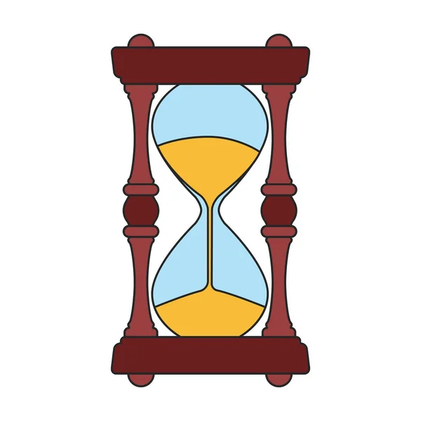 Hourglass Vector Icon Color Vector Icons Isolated White Background Hourglass — Wektor stockowy