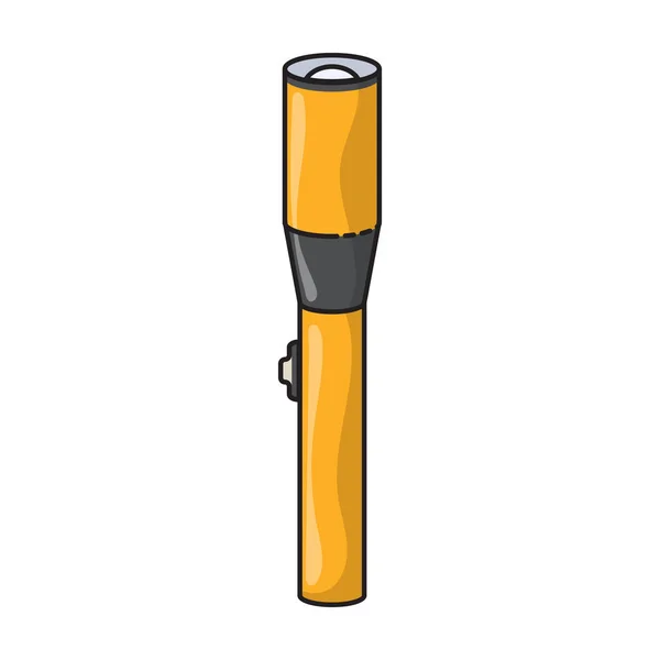 Flashlight Vector Icon Color Vector Logo Isolated White Background Flashlight — 스톡 벡터
