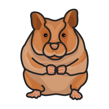 Fare vektör simgesi. Renk vektör logosu beyaz arkaplan faresinde izole edildi.