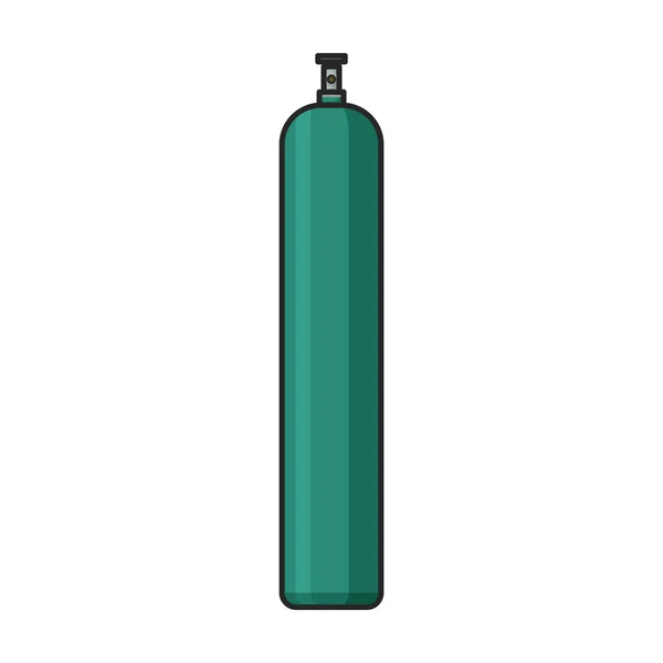 Gas Bottiglia Vettore Icon Color Logo Vettoriale Isolato Sfondo Bianco — Vettoriale Stock