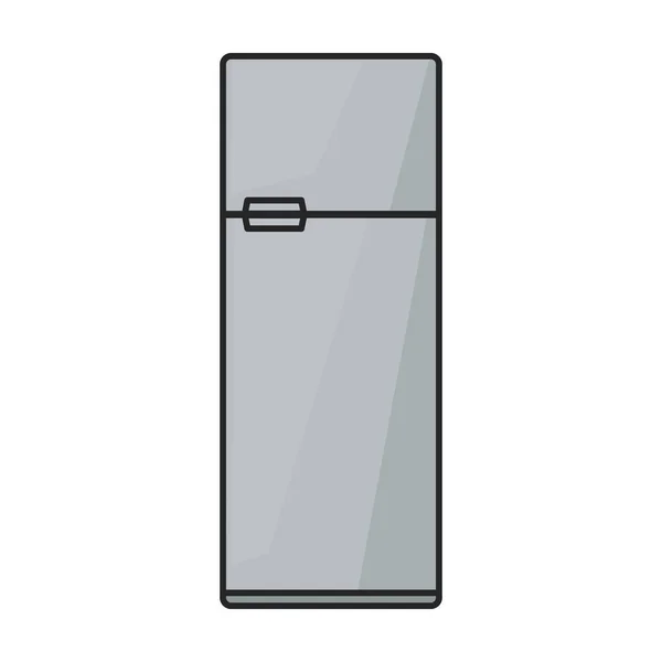 Кухня Холодильник Векторный Значок Цветной Вектор Логотип Изолирован Белом Фоне — стоковый вектор