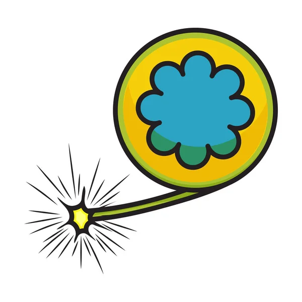 Natale Fuoco Artificio Vettoriale Icon Color Logo Vettoriale Isolato Sfondo — Vettoriale Stock