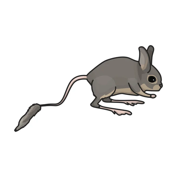 Rattenvektor Icon Color Vektor Logo Isoliert Auf Weißem Hintergrund Ratte — Stockvektor