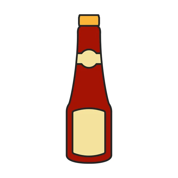 Sauce Senf Vektor Symbol Color Vektor Logo Isoliert Auf Weißem — Stockvektor