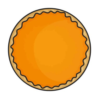 Kabak vektör simgesi. Beyaz arkaplan kabağı üzerinde renk vektörü logosu izole edildi .