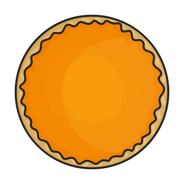 Pumpkin Vector Icon Color Логотип Вектора Изолирован Белом Фоне Тыквы — стоковый вектор