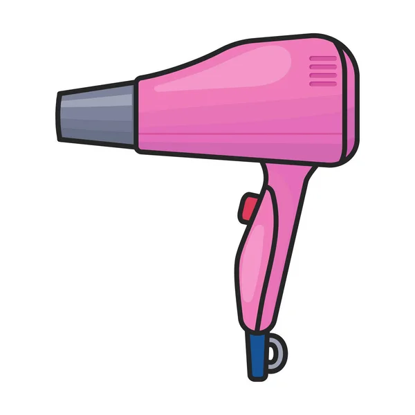 Haardrogervector Icon Color Vector Logo Geïsoleerd Witte Achtergrond Haardroger — Stockvector