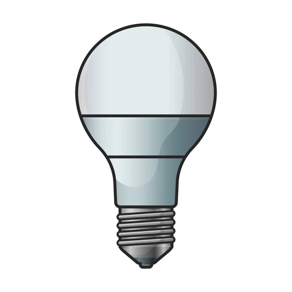 Halogenlampa Vektor Ikon Färg Vektor Logotyp Isolerad Vit Bakgrund Halogen — Stock vektor