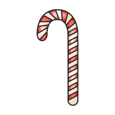 Lolipop vektör simgesi. Beyaz arkaplan lolipopunda izole edilmiş renk vektörü logosu.