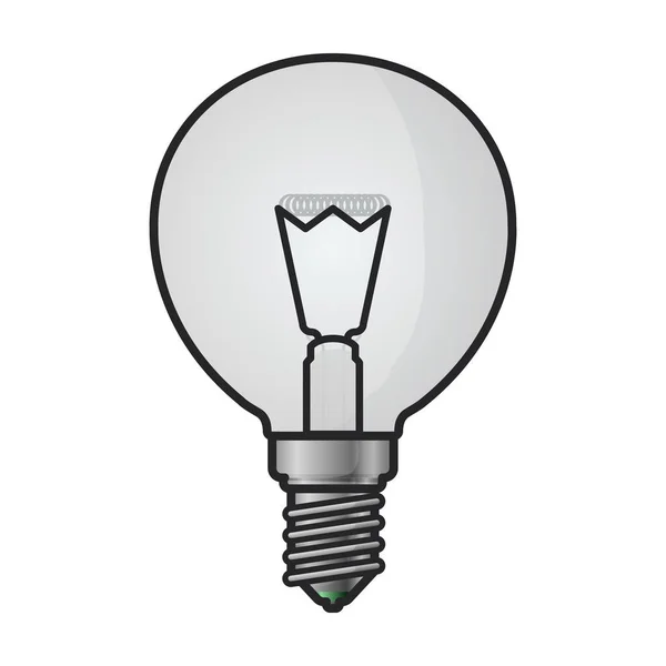 Halogenlampa Vektor Ikon Färg Vektor Logotyp Isolerad Vit Bakgrund Halogen — Stock vektor