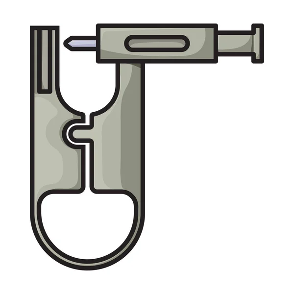 Пірсинг Пістолета Векторний Значок Кольоровий Векторний Логотип Ізольовано Білому Фоні — стоковий вектор